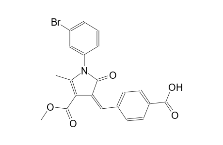 1H-pyrrole-3-carboxylic acid, 1-(3-bromophenyl)-4-[(4-carboxyphenyl)methylene]-4,5-dihydro-2-methyl-5-oxo-, methyl ester, (4Z)-