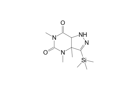 3a,7a-Dihydro-3a,4,6-trimethyl-3-(trimethylsilyl)-1H-pyrazolo[4,3-d]pyrimidin-5,7-dione