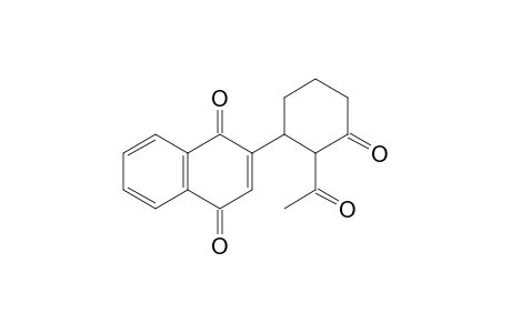 2-[2'-Acetyl-3'-oxocyclohex-1'-yl]-1,4-naphthoquinone