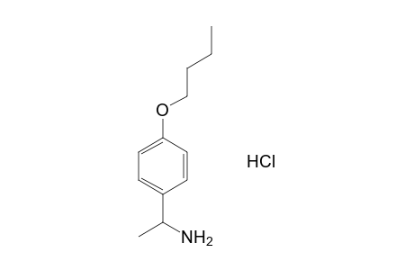 p-butoxy-α-methylbenzylamine, hydrochloride