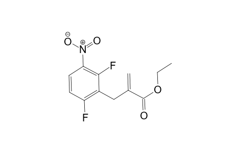 ethyl 2-(2,6-difluoro-3-nitrobenzyl)acrylate