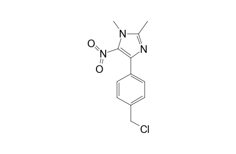 4-[4-(CHLOROMETHYL)-PHENYL]-1,2-DIMETHYL-5-NITRO-1H-IMIDAZOLE