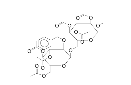 METHYL-2,3,4-TRI-O-ACETYL-6-O-(3,4,6-TRI-O-ACETYL-2-O-BENZYL-ALPHA-D-GLUCOPYRANOSYL)-ALPHA-D-GLUCOPYRANOSIDE