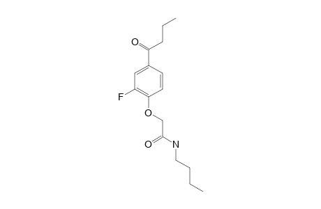 N-BUTYL-2-(4-BUTYRYL-2-FLUOROPHENOXY)-ACETAMIDE