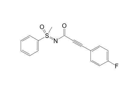 3-(4-Fluorophenyl)-N-[methyl(oxo)(phenyl)-lamda6-sulfaneylidene]propiolamide