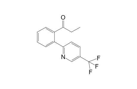 1-[2-[5-(trifluoromethyl)-2-pyridyl]phenyl]propan-1-one