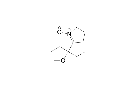 5-(1-Ethyl-1-methoxypropyl)-3,4-dihydro-2H-pyrrole 1-Oxide