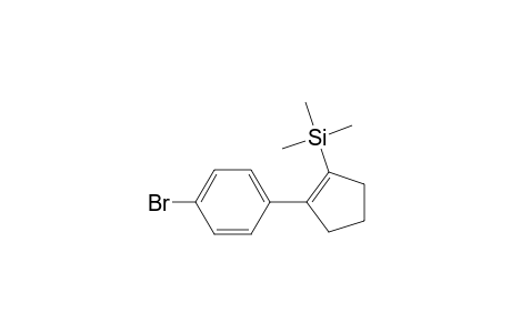 1-(p-Bromophenyl)-2-(trimethylsilyl)cyclopentene