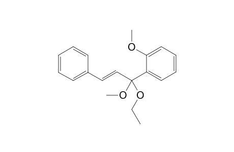 (E)-1-Ethoxy-1-methoxy-1-(2-methoxyphenyl)-3-phenyl-2-propene