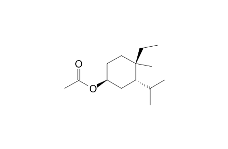 (1S,3S,4R)-4-ethyl-3-isopropyl-4-methylcyclohexyl acetate