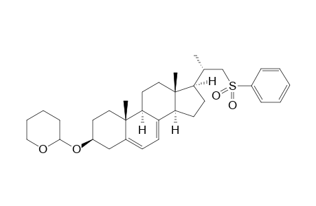 22-Phenylsulfonyl-3-beta-(2H-tetrahydropyran-2-yloxy)-23,24-bisnorchola-5,7-diene