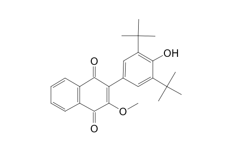 2-(3,5-ditert-butyl-4-hydroxy-phenyl)-3-methoxy-1,4-naphthoquinone