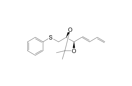 (4R)-4-((E)-buta-1,3-dien-1-yl)-2,2-dimethyl-5-((phenylthio)methyl)-1,3-dioxolane