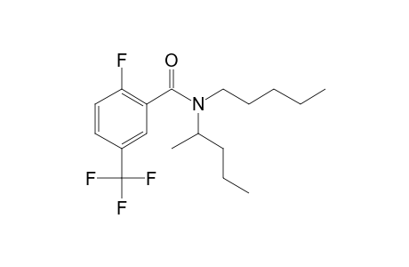 Benzamide, 2-fluoro-5-trifluoromethyl-N-(2-pentyl)-N-pentyl-