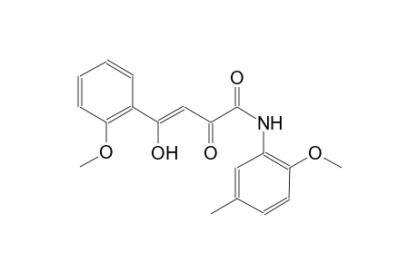 (3Z)-4-hydroxy-N-(2-methoxy-5-methylphenyl)-4-(2-methoxyphenyl)-2-oxo-3-butenamide