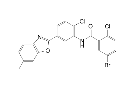 benzamide, 5-bromo-2-chloro-N-[2-chloro-5-(6-methyl-2-benzoxazolyl)phenyl]-
