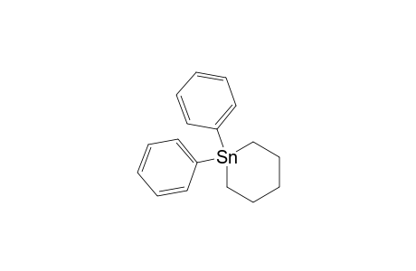 Stannacyclohexane, 1,1-diphenyl-