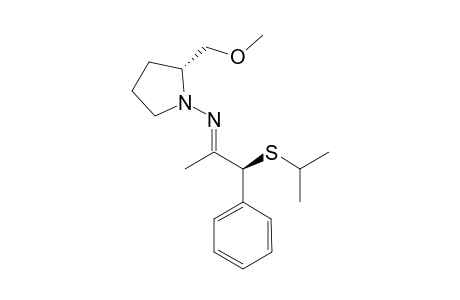 (2S,2'R)-(+)-1-(2'-(Isopropylsulfanyl)-1'-phenyl-1'-propylidenemino)-2-methoxymethylpyrrolidine