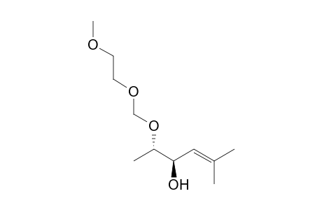 (2S,3R)-2-[(2'-Methoxyethoxy)methoxy]-5-methyl-4-hexen-3-ol