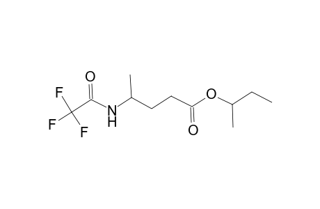 Pentanoic acid, 4-[(trifluoroacetyl)amino]-, 1-methylpropyl ester