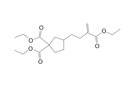 3-(3-Ethoxycarbonyl-but-3-enyl)-cyclopentane-1,1-dicarboxylic acid diethyl ester