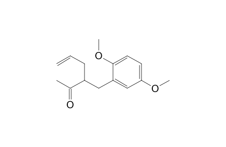 5-Hexen-2-one, 3-[(2,5-dimethoxyphenyl)methyl]-