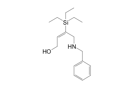 4-(Benzylamino)-2-[(triethylsilyl)but-2-en-1-ol