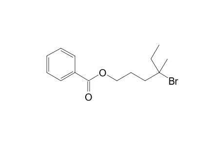 4-Bromo-4-methylhexyl benzoate