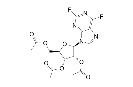 9H-Purine, 2,6-difluoro-9-(2,3,5-tri-O-acetyl-.beta.-D-ribofuranosyl)-