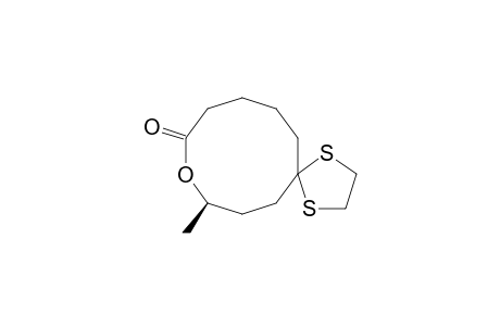 (9R)-6,6-Ethylenedithio-9-methyl-9-nonanolide