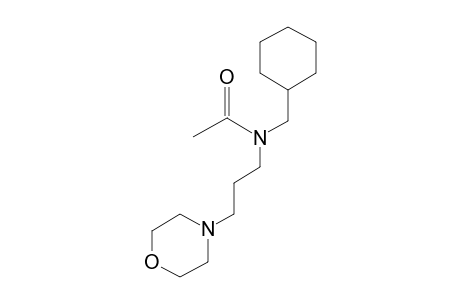 N-(Cyclohexylmethyl)-3-(4-morpholinyl)-1-propanamine, N-acetyl-