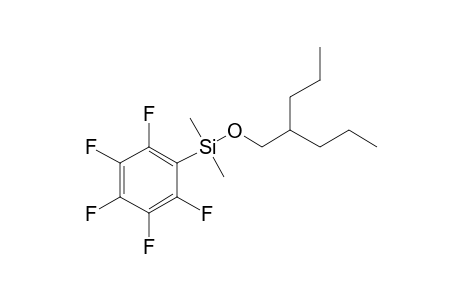 2-Propylpentanol, dimethylpentafluorophenylsilyl ether