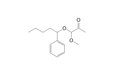 1-Methoxy-1-(1-phenylpentoxy)propan-2-one