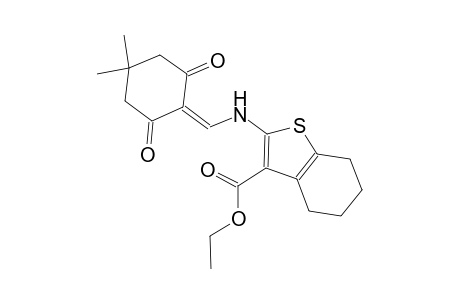 benzo[b]thiophene-3-carboxylic acid, 2-[[(4,4-dimethyl-2,6-dioxocyclohexylidene)methyl]amino]-4,5,6,7-tetrahydro-, ethyl ester