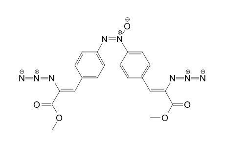 2-Propenoic acid, 3,3'-(azoxy-di-4,1-phenylene)bis[2-azido-, dimethyl ester