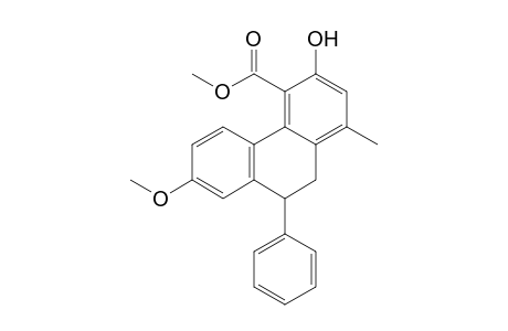 Methyl 3-Hydroxy-7-methoxy-9-phenyl-1-methyl-9,10-dihydro-phenanthrene-4-carboxylate