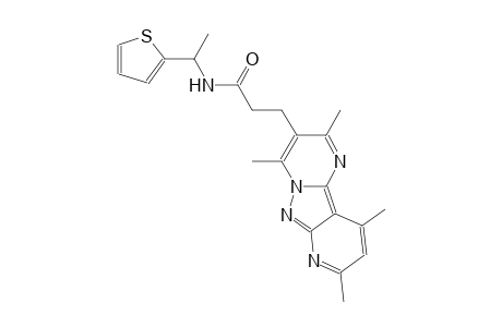 pyrido[2',3':3,4]pyrazolo[1,5-a]pyrimidine-3-propanamide, 2,4,8,10-tetramethyl-N-[1-(2-thienyl)ethyl]-