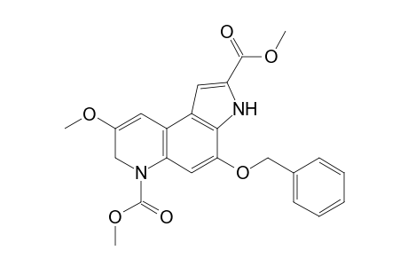 4-Benzoxy-8-methoxy-3,7-dihydropyrrolo[3,2-f]quinoline-2,6-dicarboxylic acid dimethyl ester