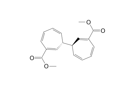 [Bi-2,4,6-cycloheptatrien-1-yl]-3,3'-dicarboxylic acid, dimethyl ester, (R*,S*)-