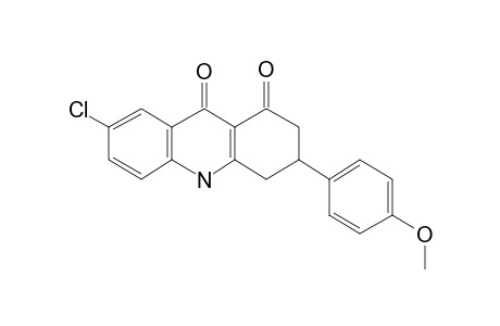 7-Chloro-3,4-dihydro-3-[4-methoxyphenyl]-1,9(2H,10H)-acridinedione