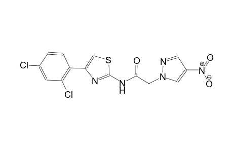 N-[4-(2,4-dichlorophenyl)-1,3-thiazol-2-yl]-2-(4-nitro-1H-pyrazol-1-yl)acetamide