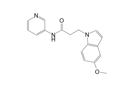 1H-indole-1-propanamide, 5-methoxy-N-(3-pyridinyl)-