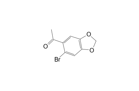 1-(6-bromanyl-1,3-benzodioxol-5-yl)ethanone