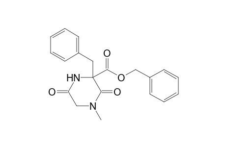 3-Benzyl-3-benzyloxycarbonyl-1-methylpiperazine-2,5-dione