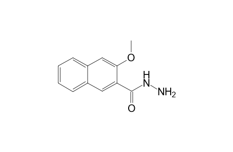 2-Naphthalenecarboxylic acid, 3-methoxy-, hydrazide