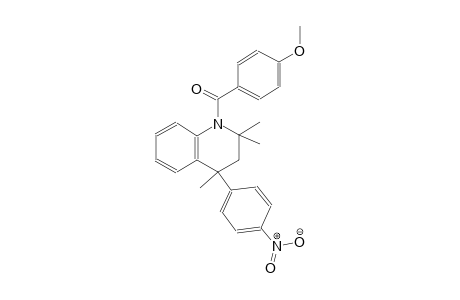 1-(4-methoxybenzoyl)-2,2,4-trimethyl-4-(4-nitrophenyl)-1,2,3,4-tetrahydroquinoline
