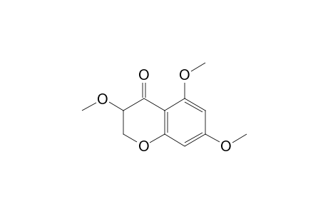 3,5,7-trimethoxy-2,3-dihydrochromen-4-one