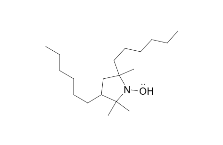 1-Pyrrolidinyloxy, 3,5-dihexyl-2,2,5-trimethyl-
