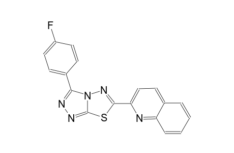 quinoline, 2-[3-(4-fluorophenyl)[1,2,4]triazolo[3,4-b][1,3,4]thiadiazol-6-yl]-