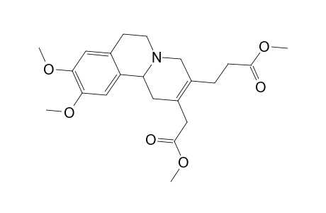 4H-Benzo[a]quinolizine-3-propanoic acid, 1,6,7,11b-tetrahydro-9,10-dimethoxy-2-(2-methoxy-2-oxoethyl)-, methyl ester